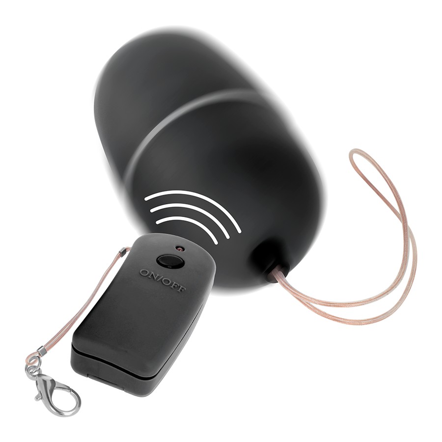ONLINE - OVO VIBRANTE COM CONTROLE REMOTO PRETO